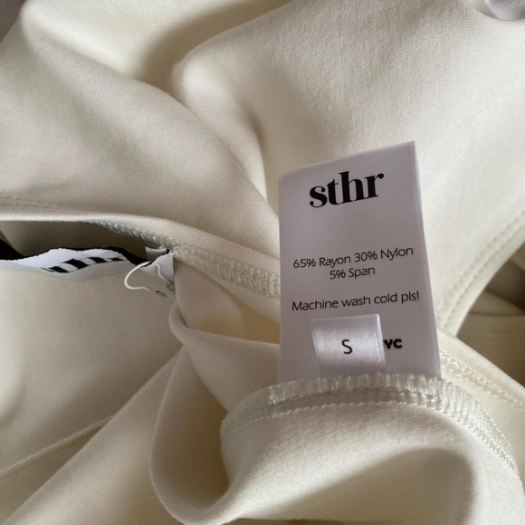 STHR Studios Ballet Bodysuit in Ivory - Picture 3 of 3